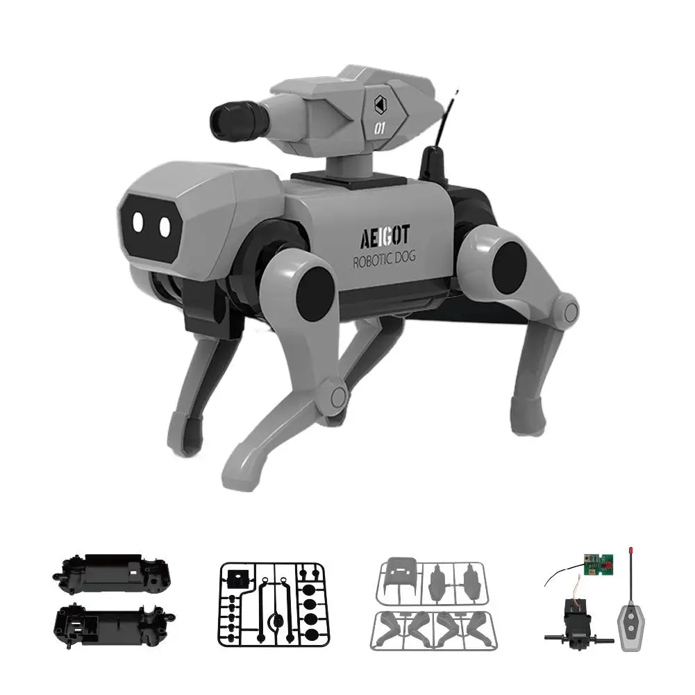 Robot Dog Electronic Stunt Pet Interactive Touch Programmable Smart Walking Dancing Kids Birthday Gift for Kids Boys Girls-Leplay