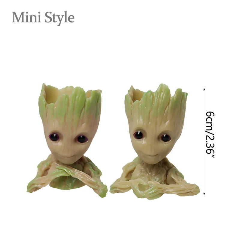 Home Decoration Crafts Miniature Model Office Desktop Display Cartoon Groot Figurines Handicrafts Decor Tree Man Ornament 5CM-Leplay