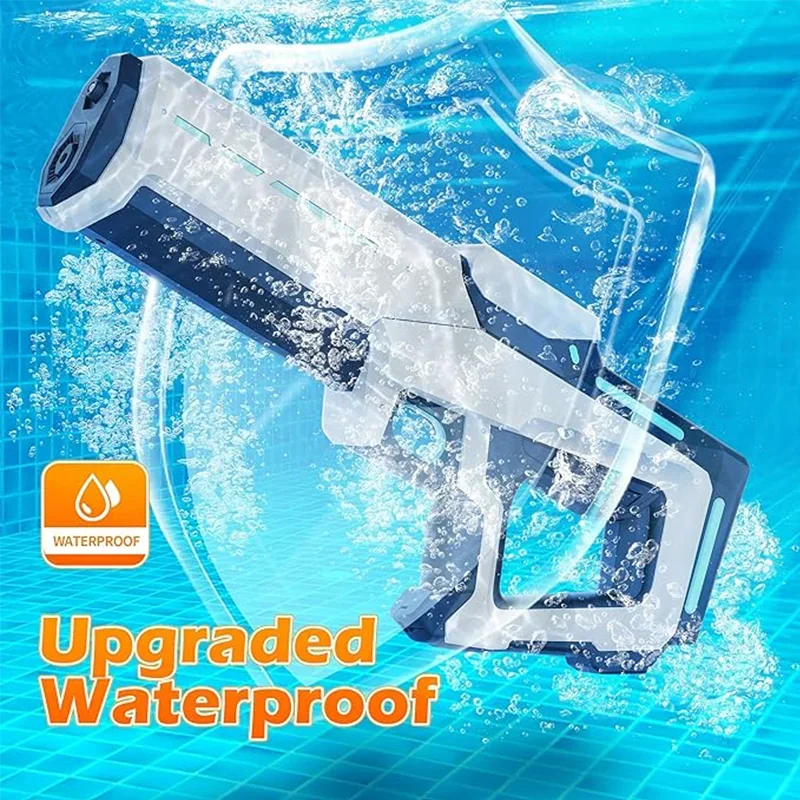 Electric Water Guns For Adults Powerful Squirt Automatic Water Suction Water Blasters Summer Outdoor Beach Toy For boys Kid Gift-Leplay