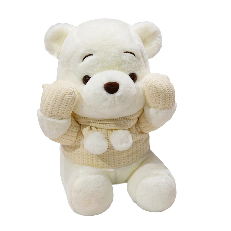 Kawaii Bear Toys Lovely  Bear Room Decor Stuffed Doll Animal Sofa Cushion Exquisit Gift For Girl