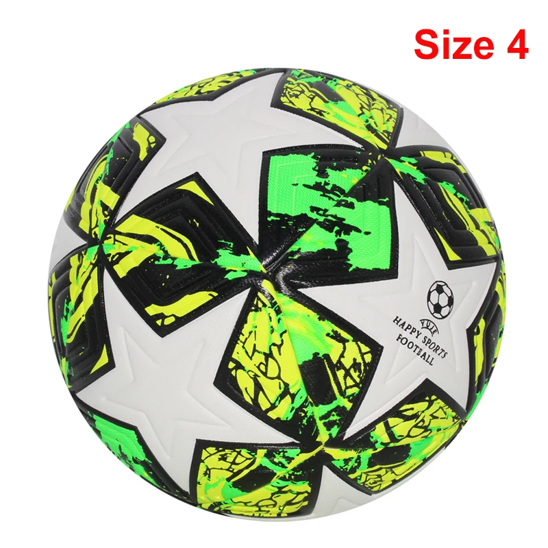 High Quality Soccer Balls Official Size 4/5 PU Material Seamless Goal Team Outdoor Match Game Football Training Ballon De Foot-Leplay