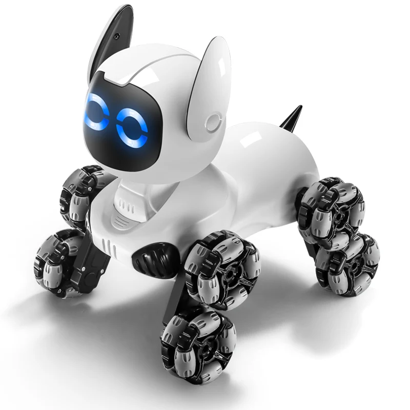 8WD Intelligent Remote Control Robot Dog Touch-sense Music Stunt RC Car Electric Radio Control Toys Kids Boys Girls Gifts-Leplay