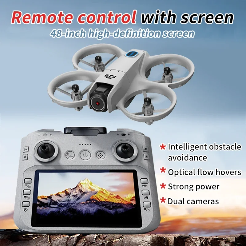 New GT3 MAX Drone 8K HD 4.3" Remote Control Headless Mode Helicopter 360° Flip Quadcopter Toys Mini Drone Fors Kid Toy Gifts-Leplay