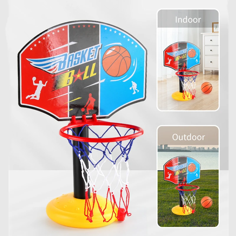 Toddler Adjustable Basketball Hoop 52-115CM Stand Rack for Kids Baby Outdoor Indoor Ball Sport Backboard Rim Shoot Children Toy-Leplay
