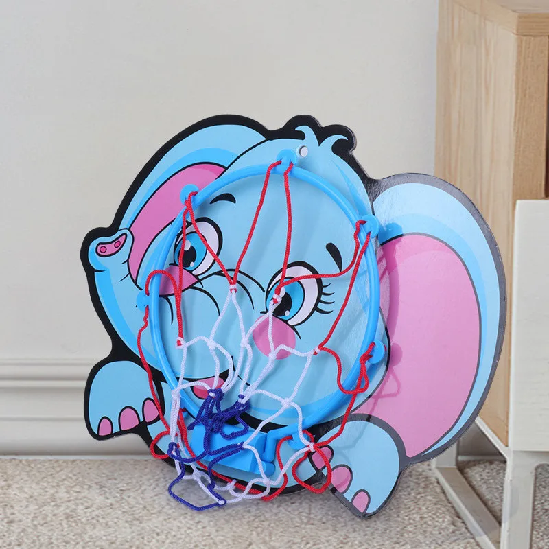 Kids Basketball Hoop Kit Cartoon Creative Animals Basketball Stand Outdoor Indoor Game Sport Play Toys For Children Kids-Leplay