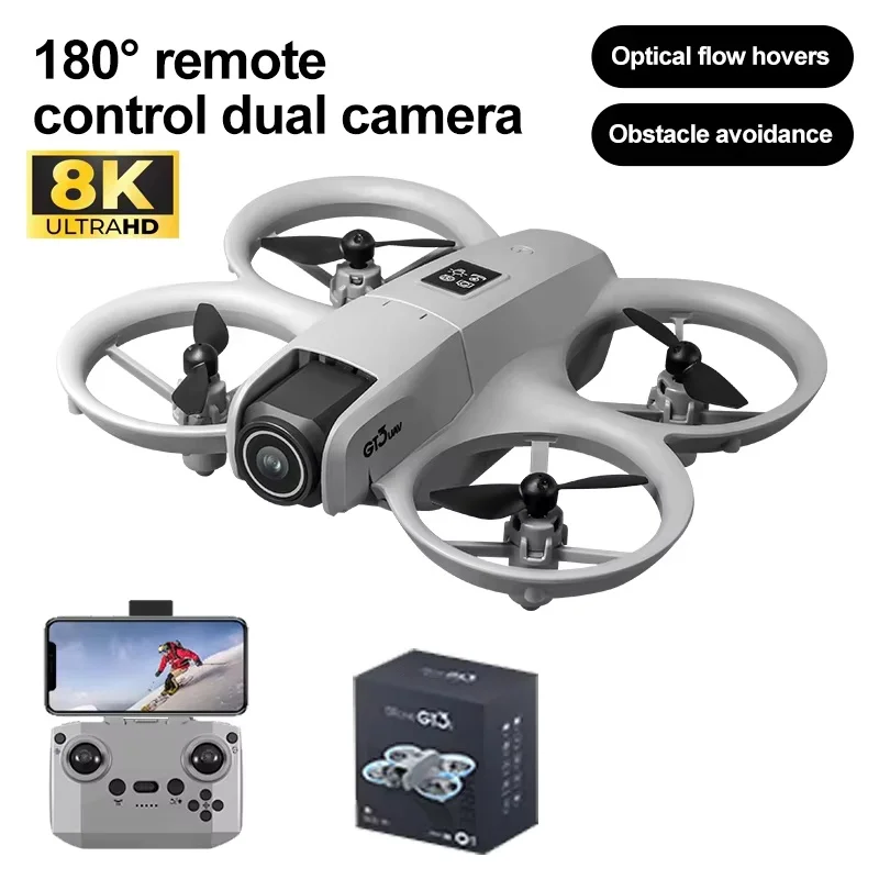 New GT3 MAX Drone 8K HD 4.3" Remote Control Headless Mode Helicopter 360° Flip Quadcopter Toys Mini Drone Fors Kid Toy Gifts-Leplay