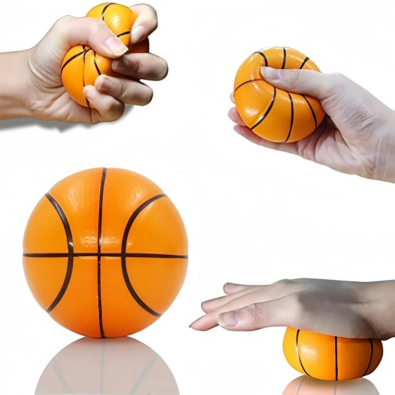 12Pcs Soft Football Basketball Baseball Tennis Toys Foam Sponge Decompression Vent Stress Balls Soccer Anti Stress Sports Toy-Leplay