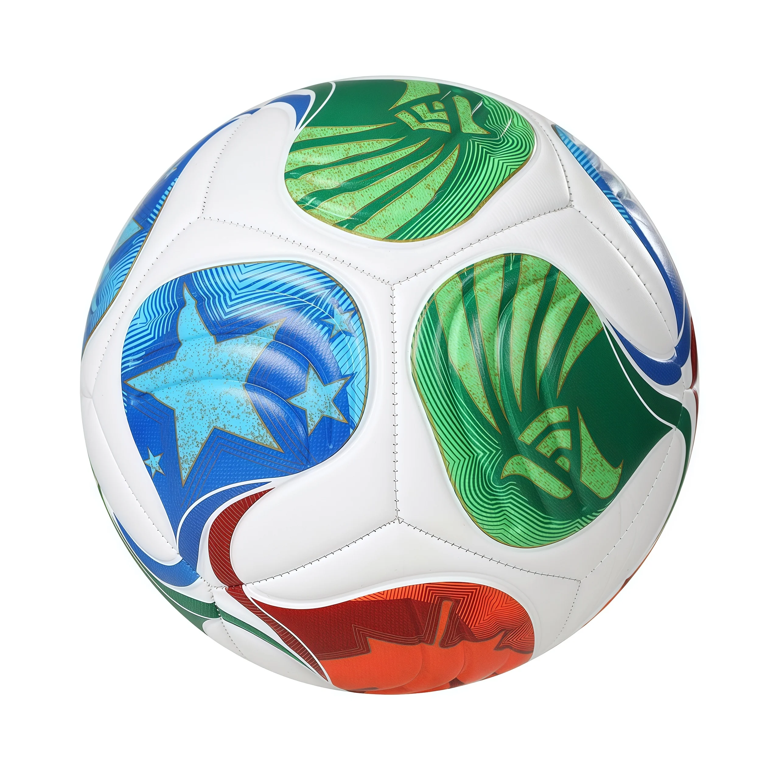2026 Soccer Ball Professional Outdoors Sports Match Balls High Quality PU Material Training Seamless Football Standard Size 5-Leplay