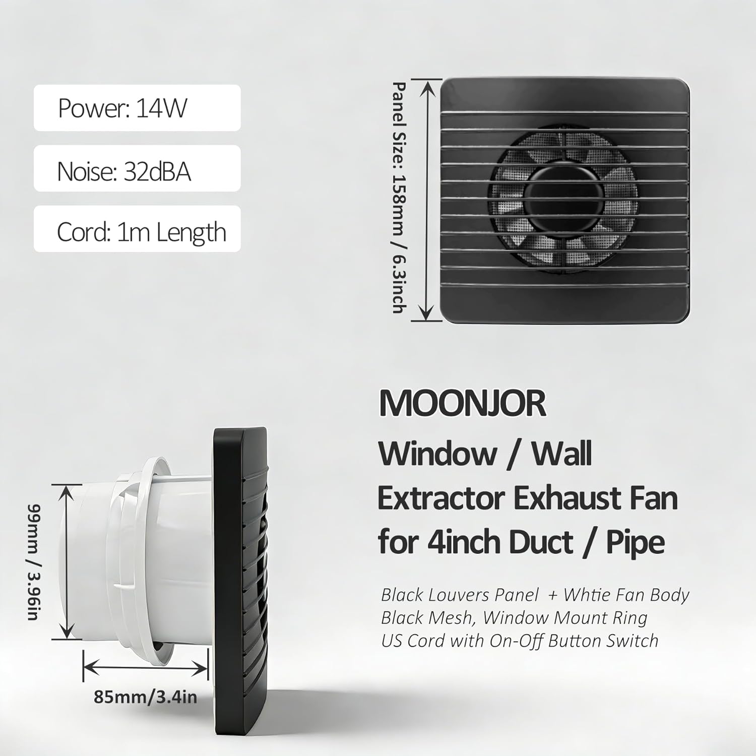 4inch Exhaust Fan