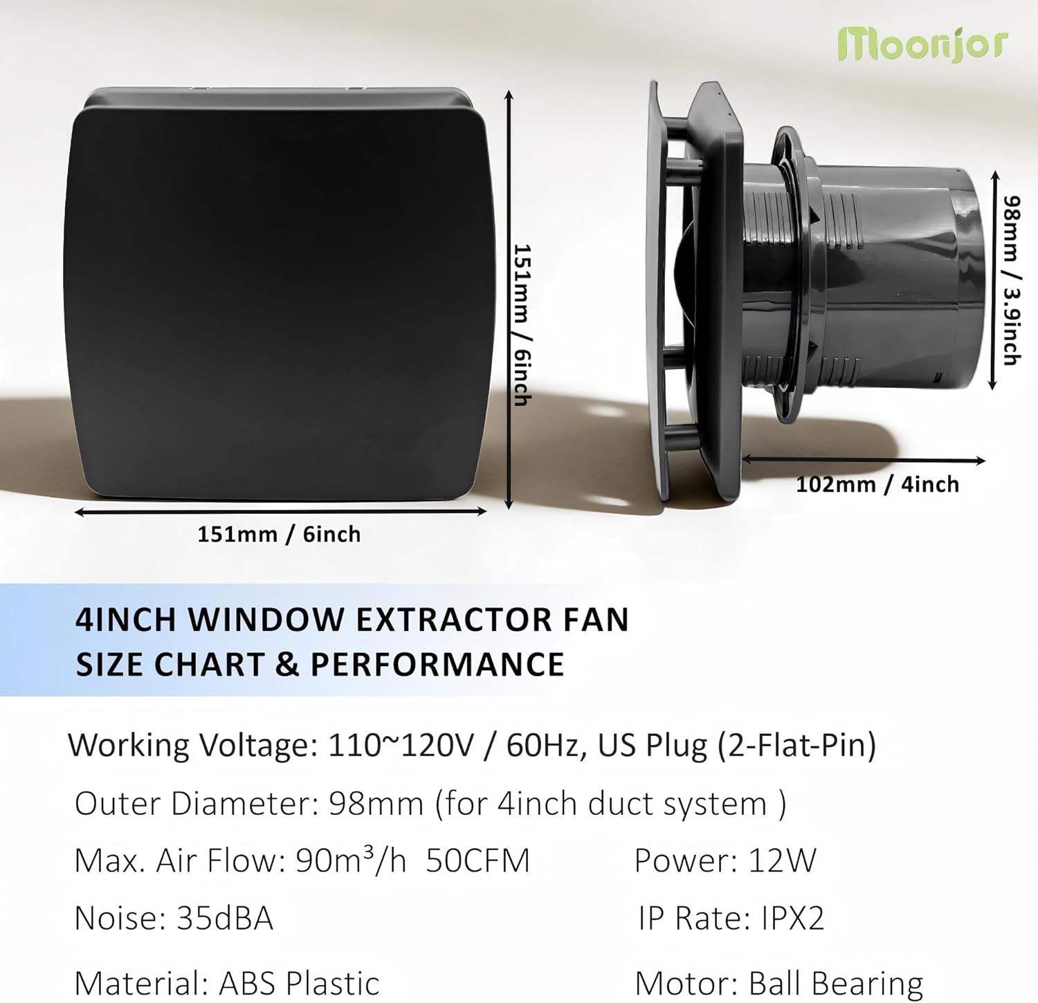 4inch Exhaust Fan