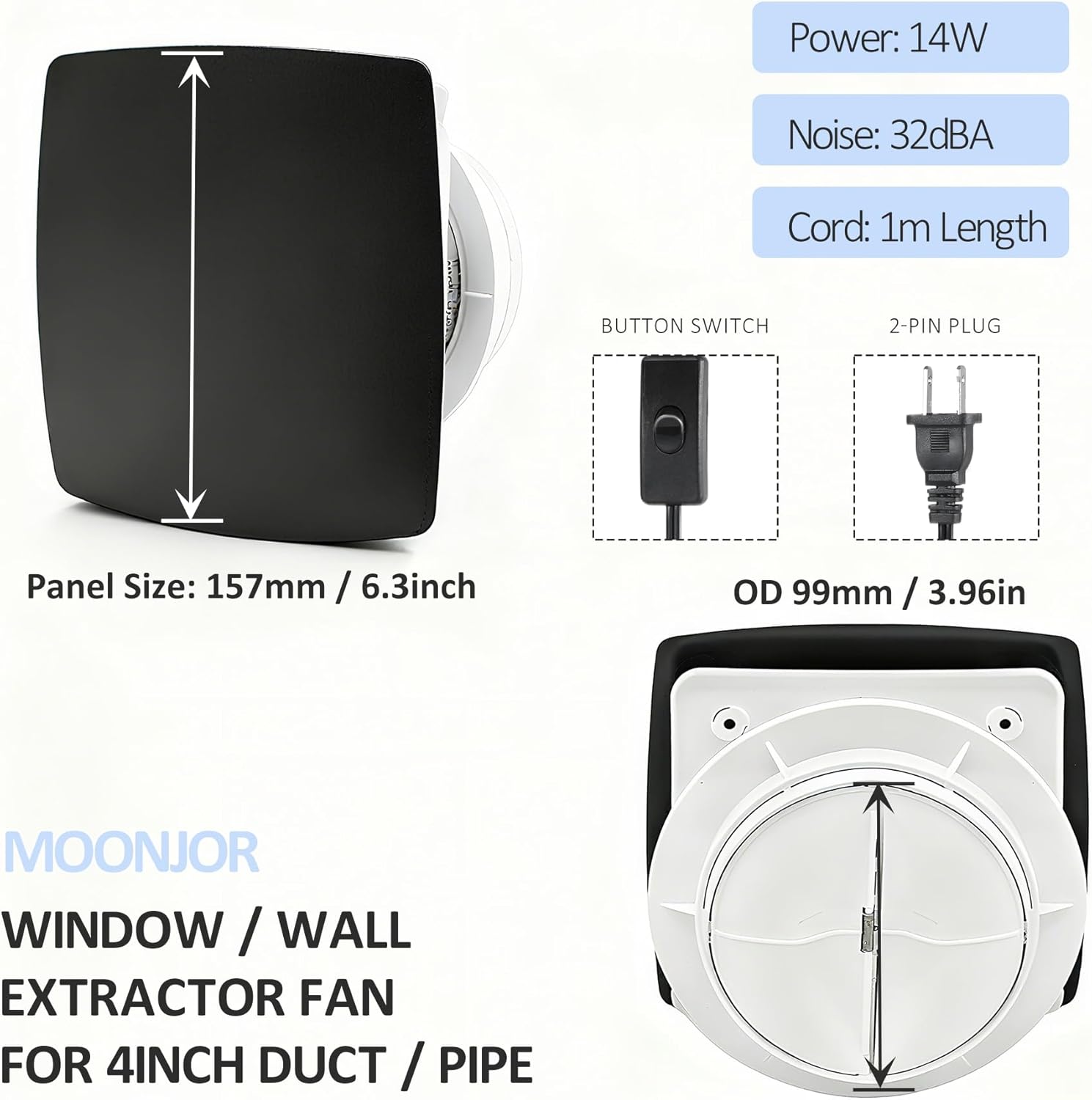 4inch Exhaust Fan