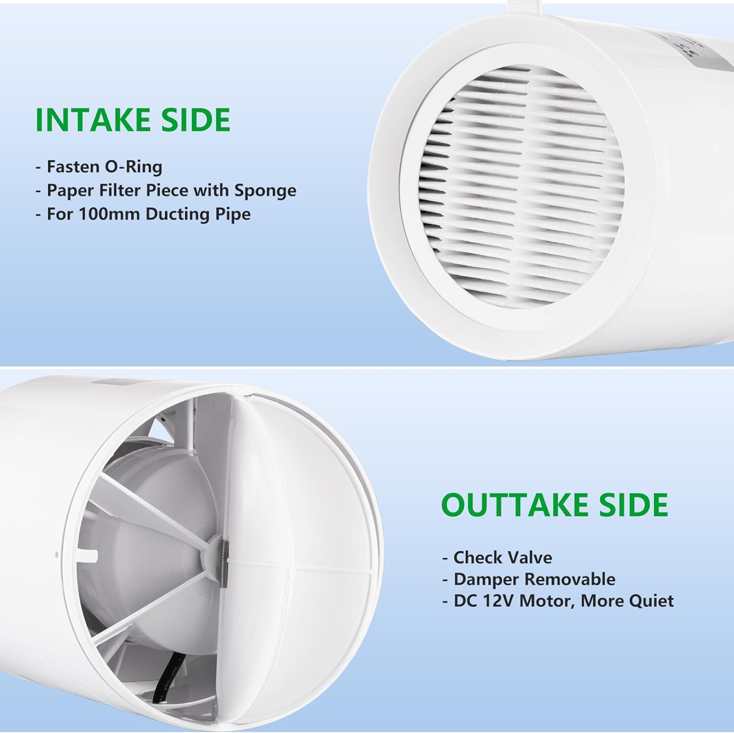 4" Fume Extractor Fan Kit