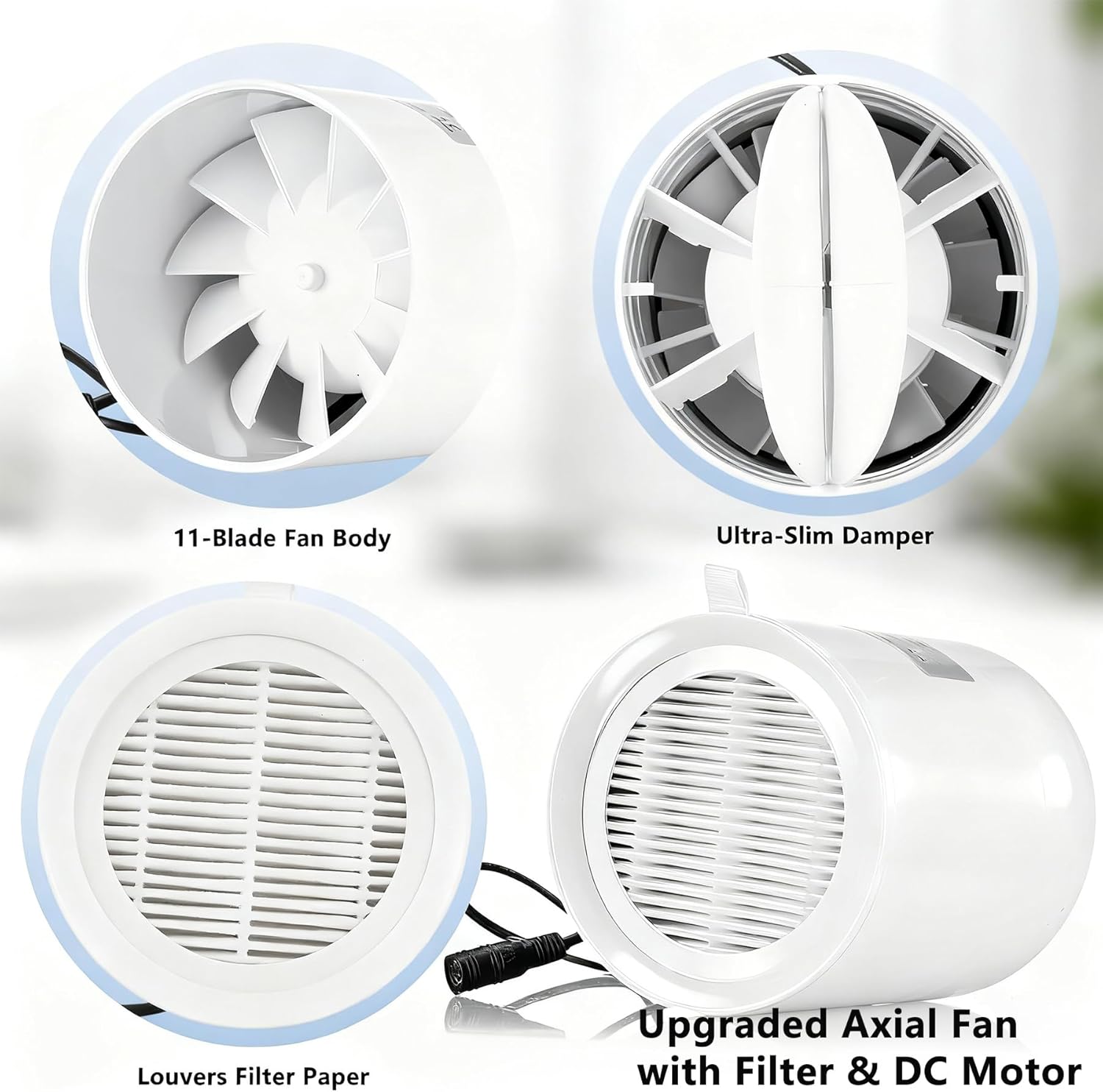 4" Fume Extractor Fan Kit