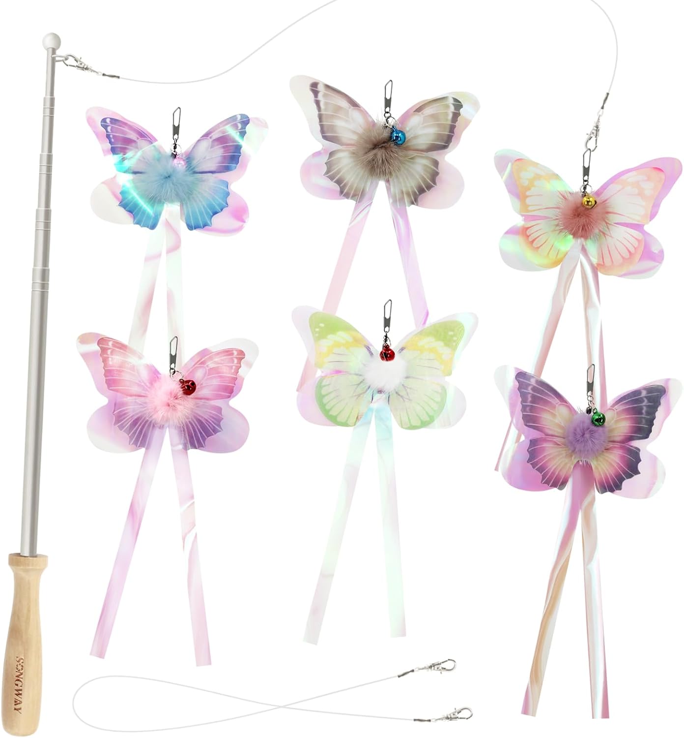 Cat Butterfly Toys Wand