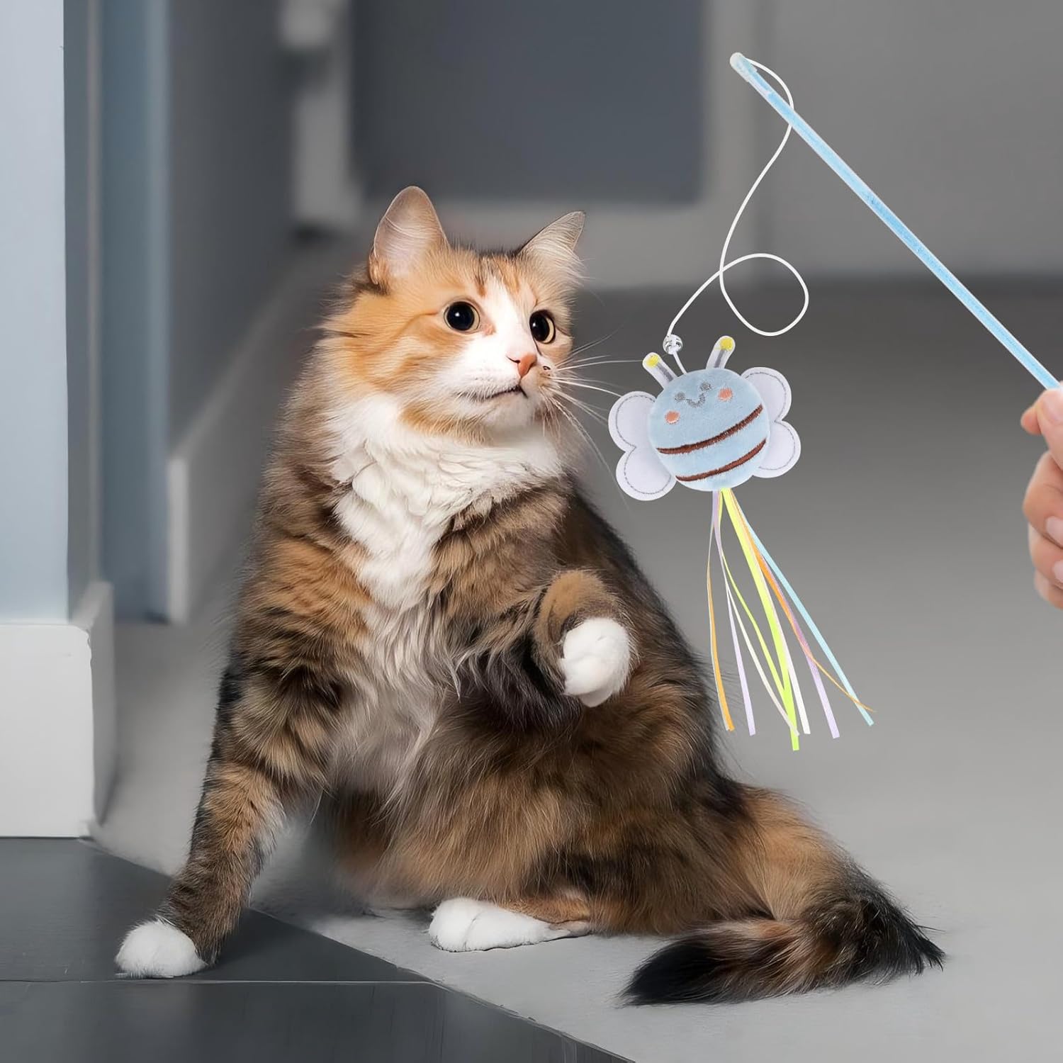Cat Wand Toy Set