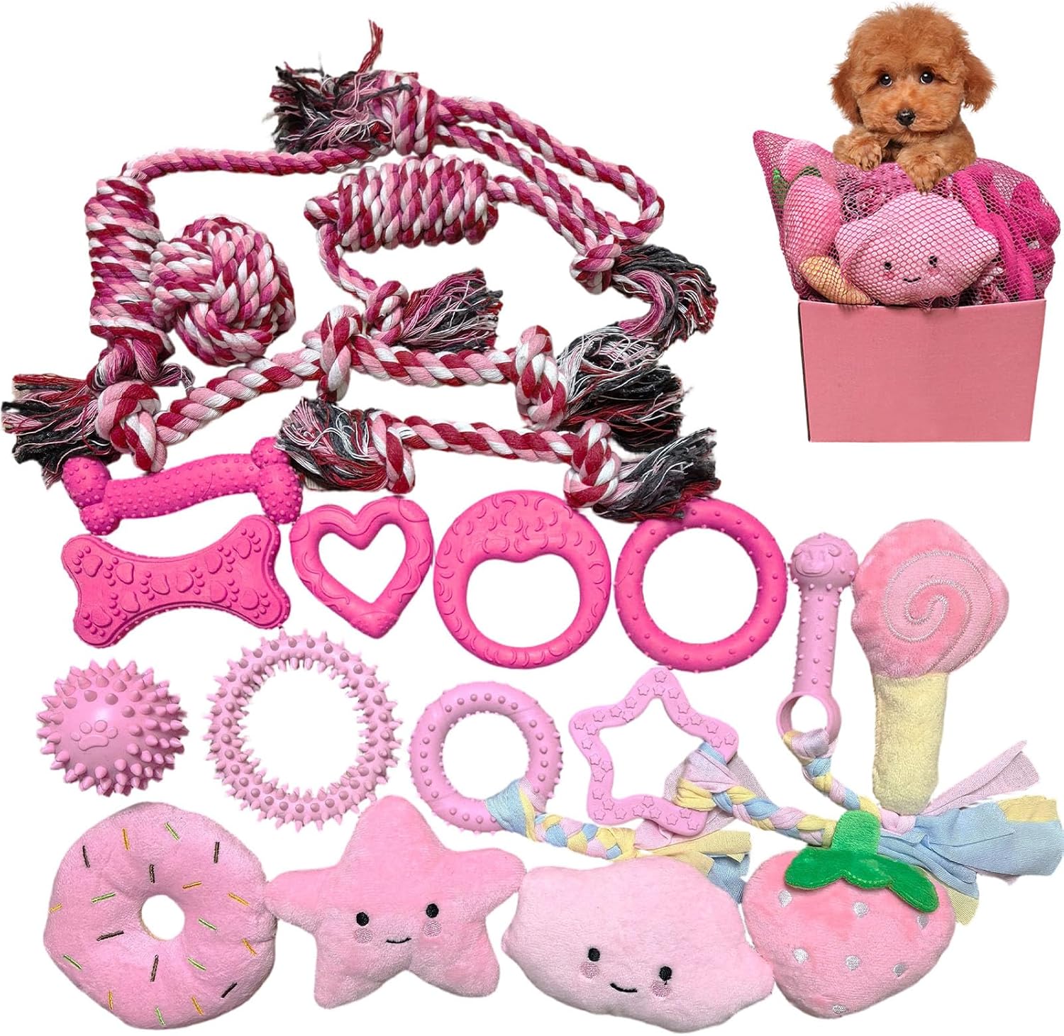 Puppy Teething Toys for Small Medium Dogs