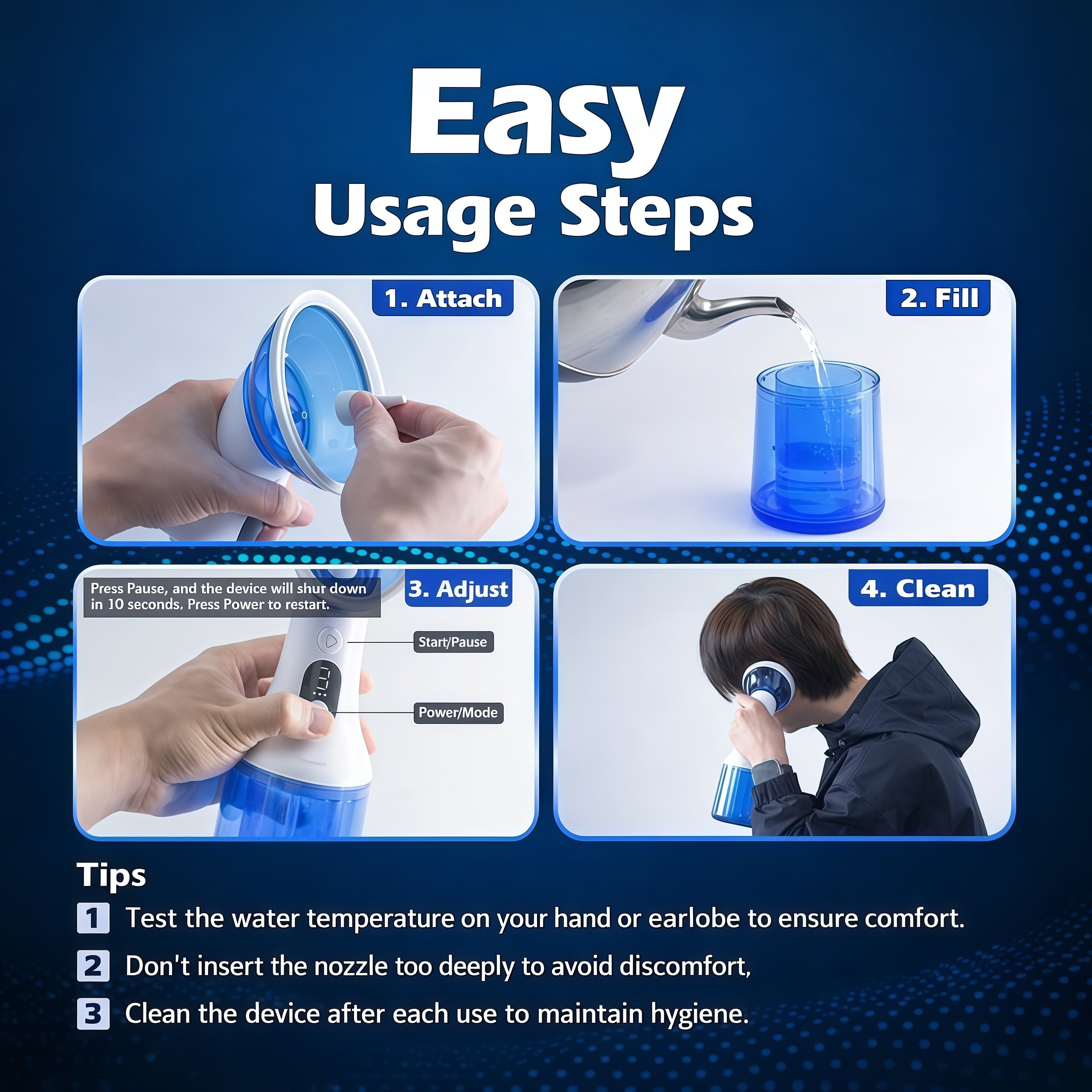 🦻 Electric Ear Wax Removal Kit