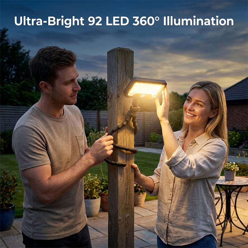 🌞 Outdoor Clip-On Solar Motion Sensor Light