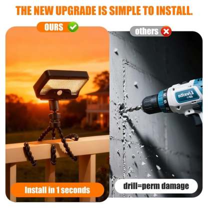 🌞 Outdoor Clip-On Solar Motion Sensor Light