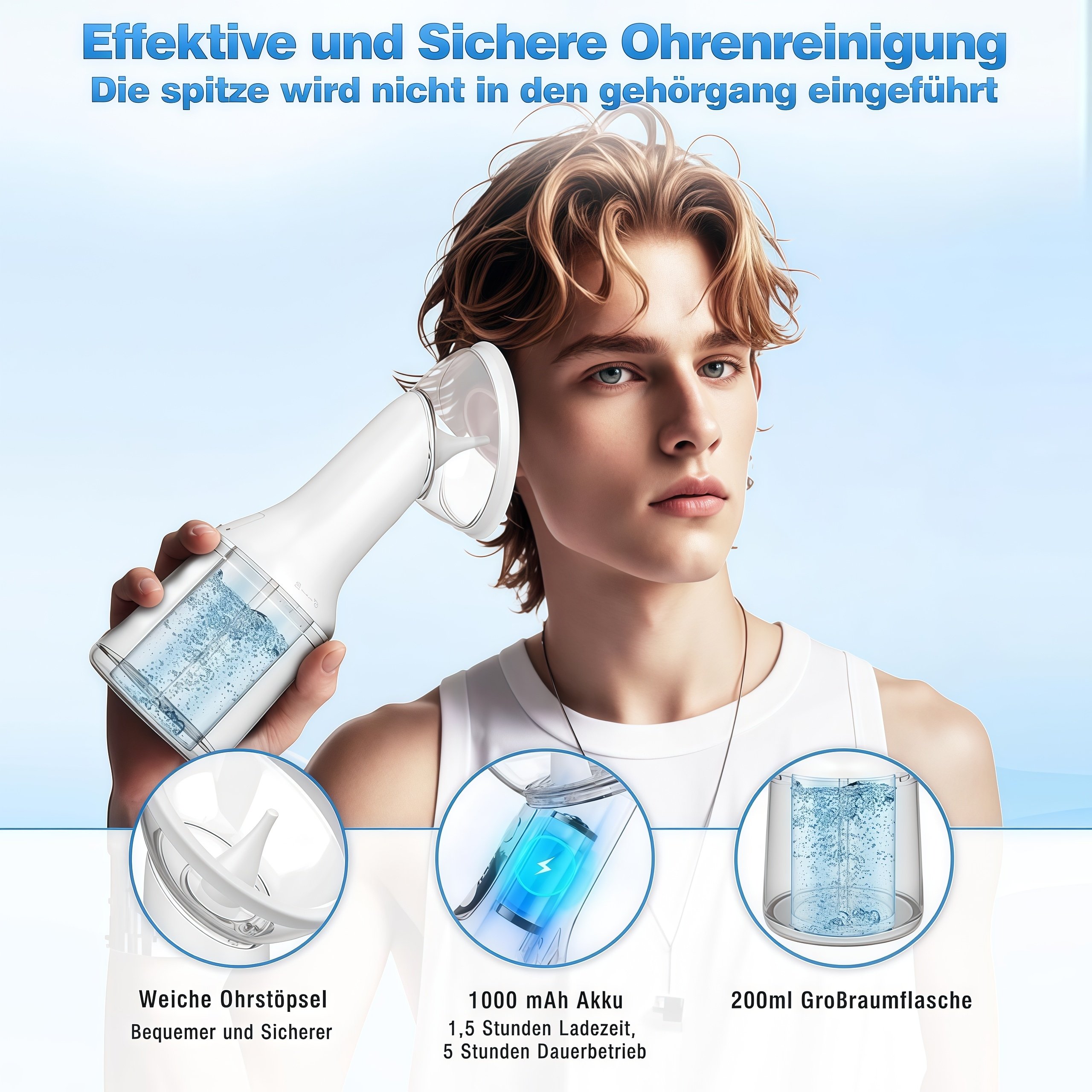 🦻 Electric Ear Wax Removal Kit