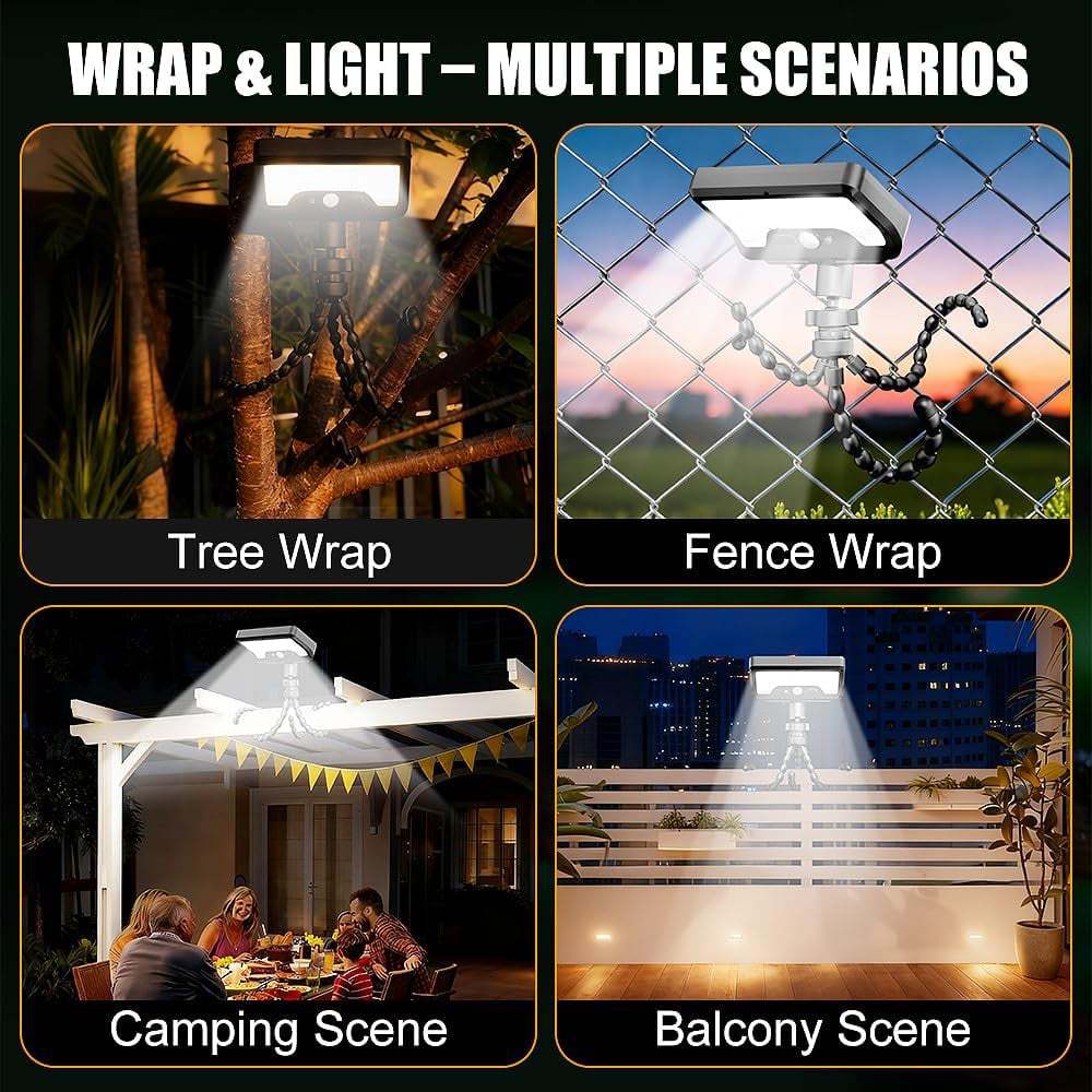 🌞 Outdoor Clip-On Solar Motion Sensor Light