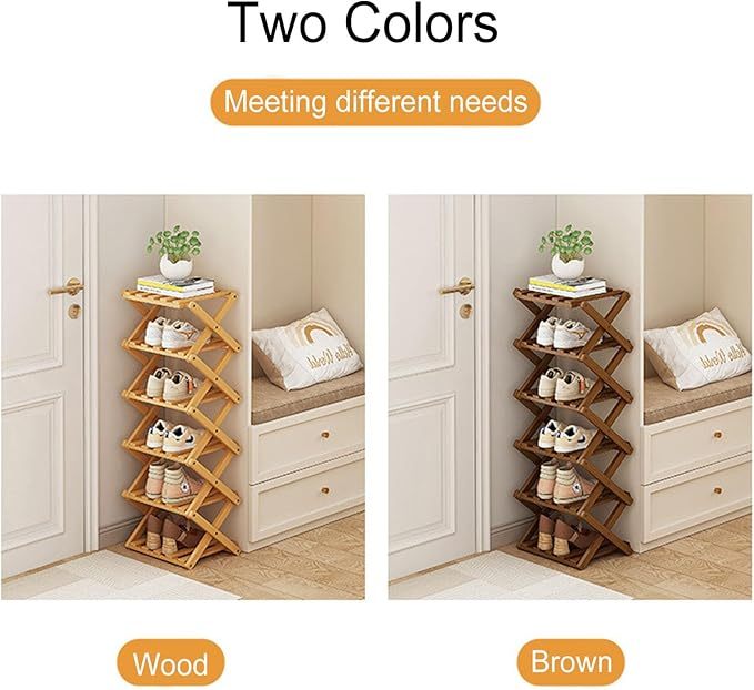 The 9-Tier No-Assembly Bamboo Rack !🌿👟