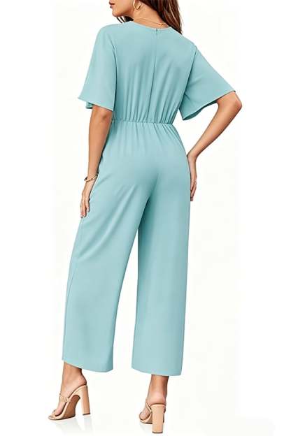 Women's Elegant Wide-Leg V-Neck Jumpsuit(Buy 2 Free Shipping)