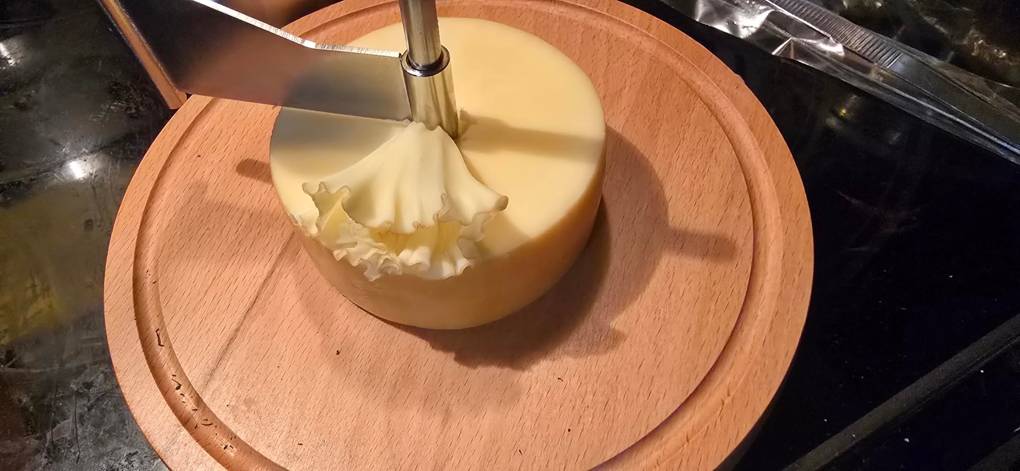 Works great for decorative cheese  board