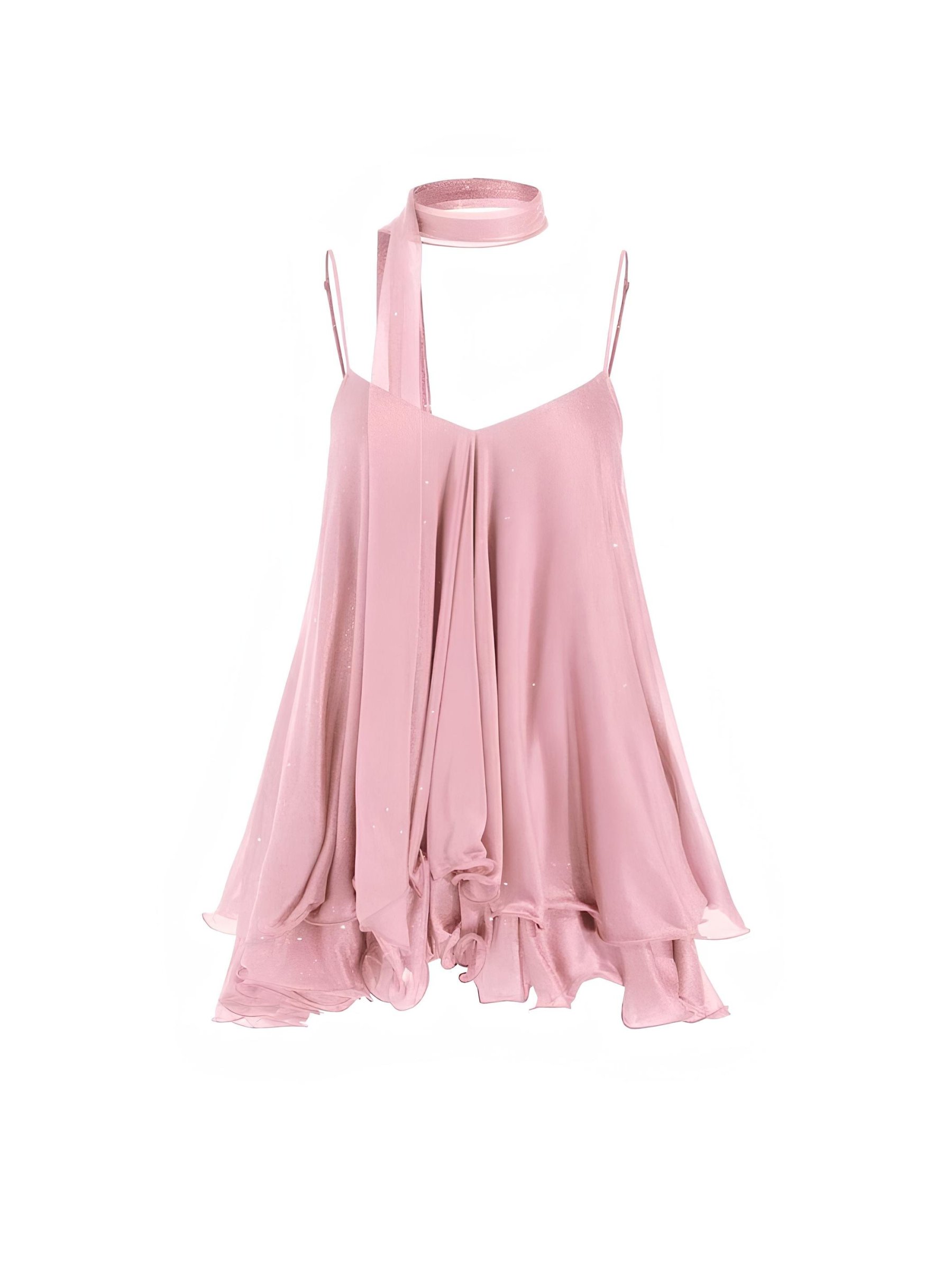 Chiffon Swing Mini Dress（Buy 2 Set— Save $10 & Enjoy Free Shipping）