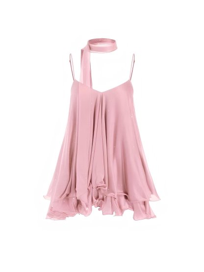 Chiffon Swing Mini Dress（Buy 2 Set— Save $10 & Enjoy Free Shipping）