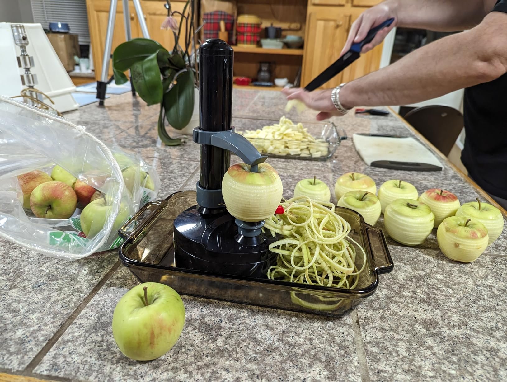 Faster than peeling by hand