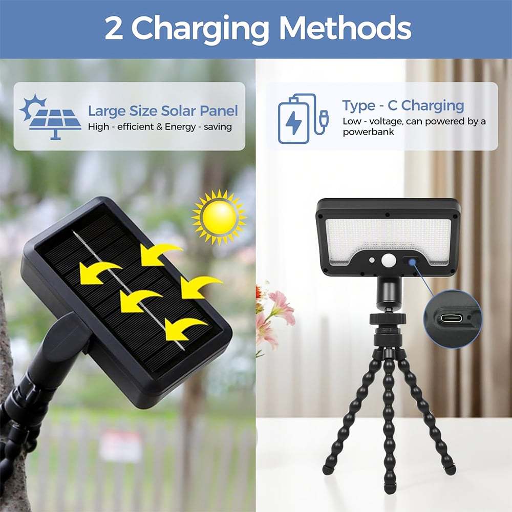 🌞 Outdoor Clip-On Solar Motion Sensor Light