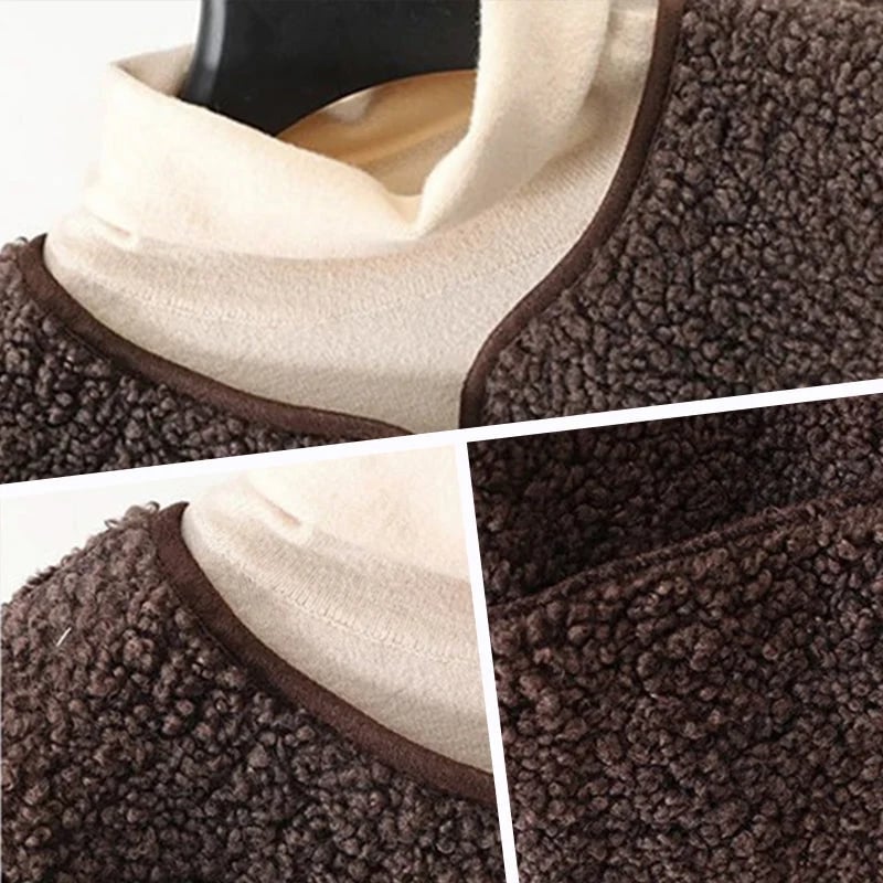 Weiche Damenweste mit Knopfleiste und Taschen