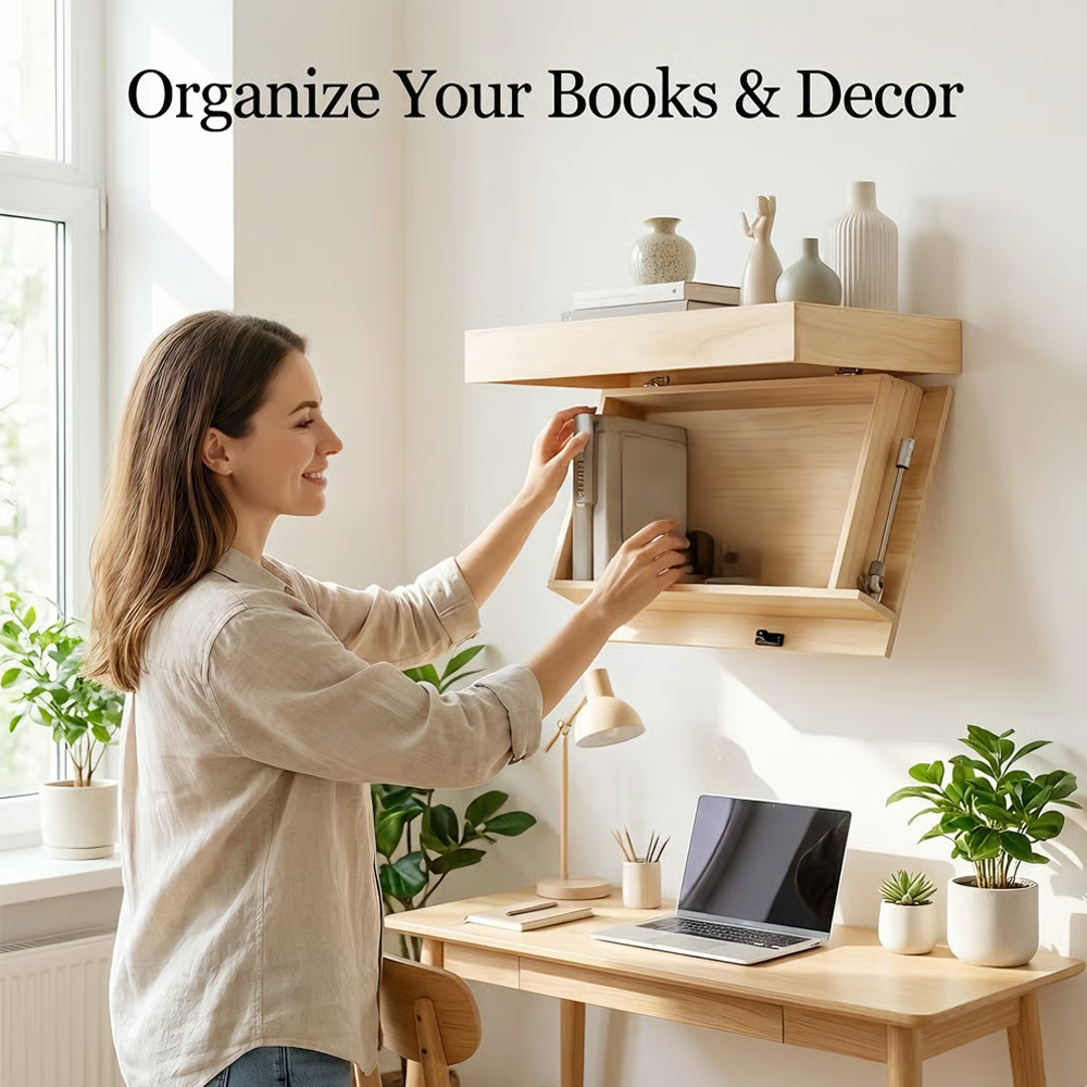 🔒 Concealed Floating Shelf