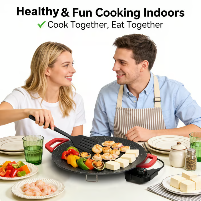 Indoor Smokeless Electric Griddle