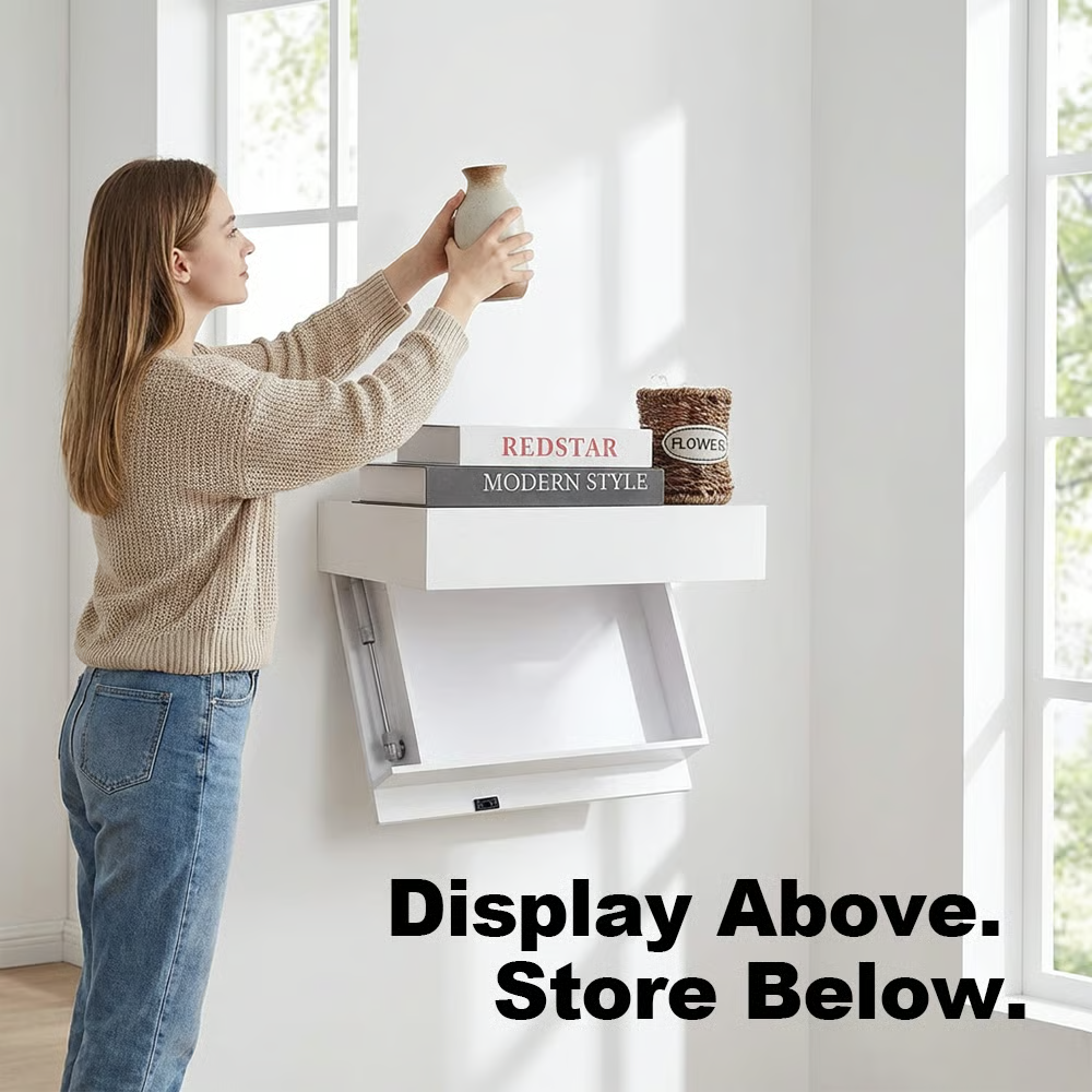 🔒 Concealed Floating Shelf