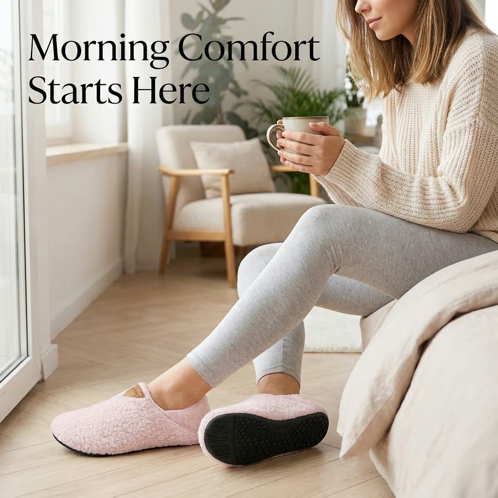 🏡 House Shoes – Slip-On Indoor Slippers