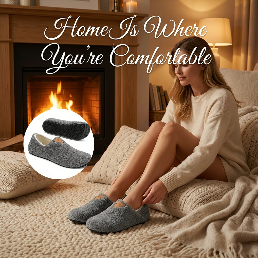 🏡 House Shoes – Slip-On Indoor Slippers