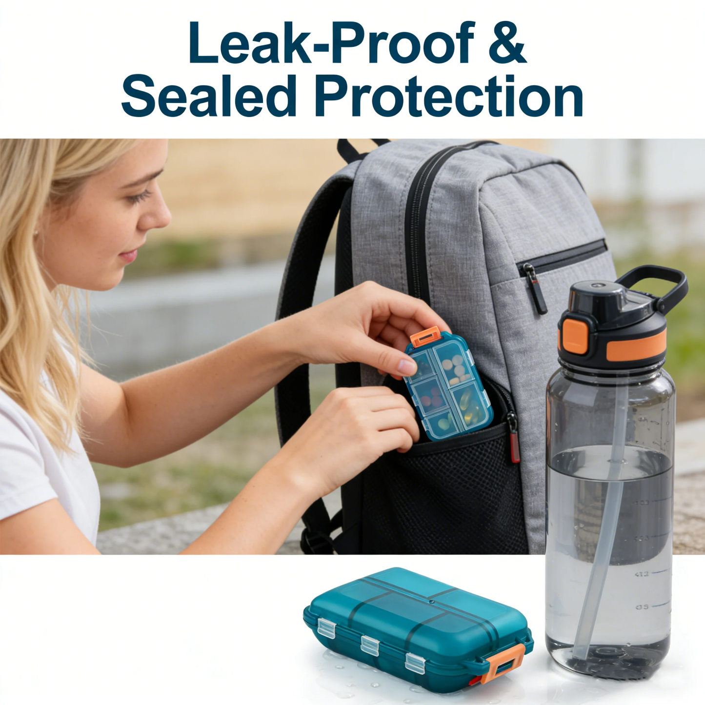 💊Double-Layer Portable Pill Box