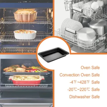🍪🔥Non-Stick Baking Pan Set (3-Piece Set)