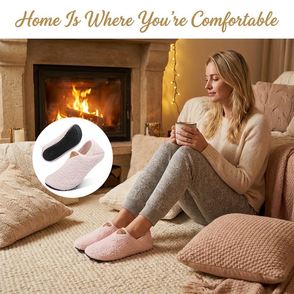 🏡 House Shoes – Slip-On Indoor Slippers