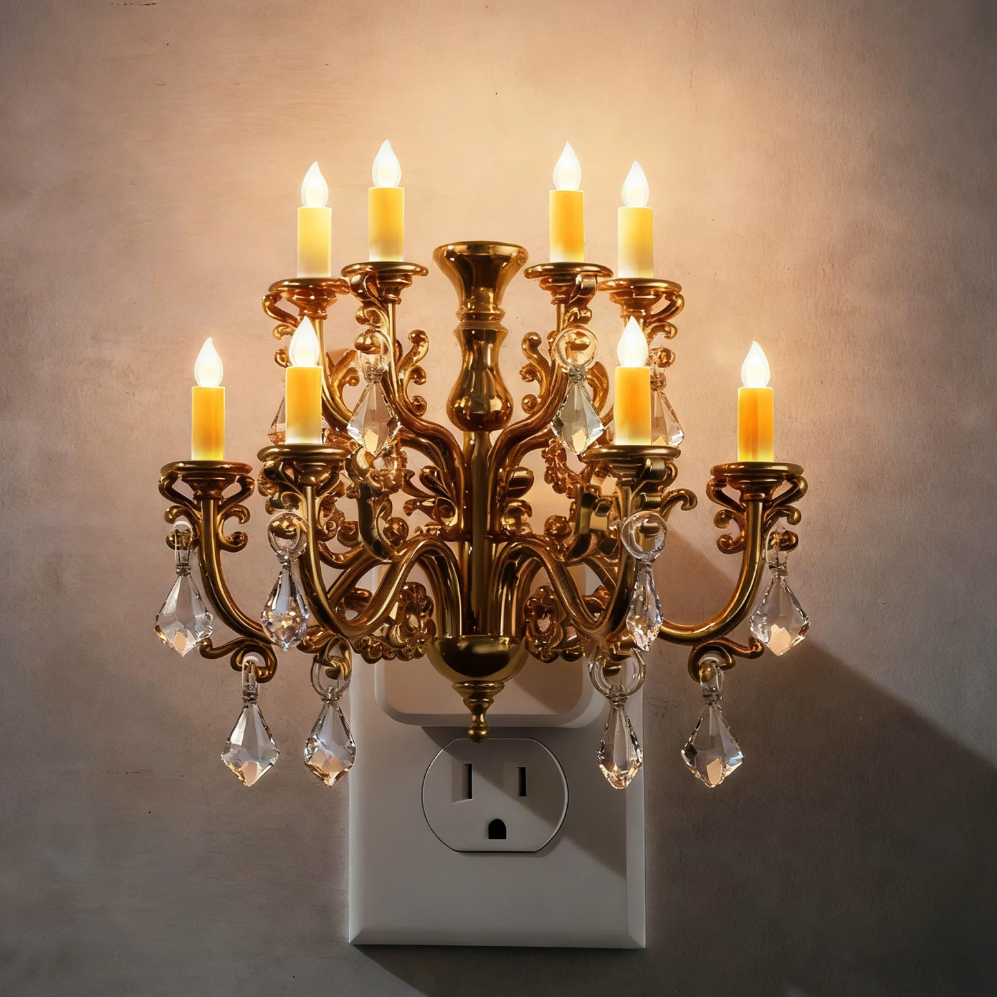 💡Crystal-Inspired Plug-In Ambient Lamp
