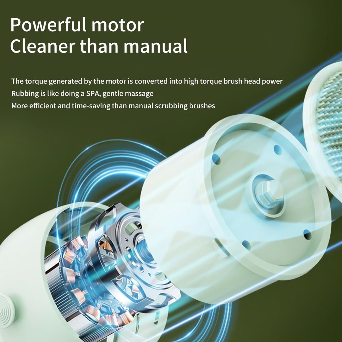 🚿 A super useful and convenient electric shower brush!