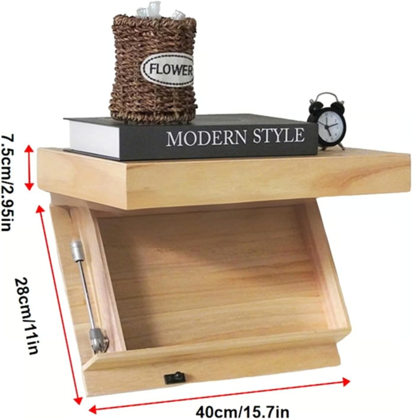 🔒 Concealed Floating Shelf