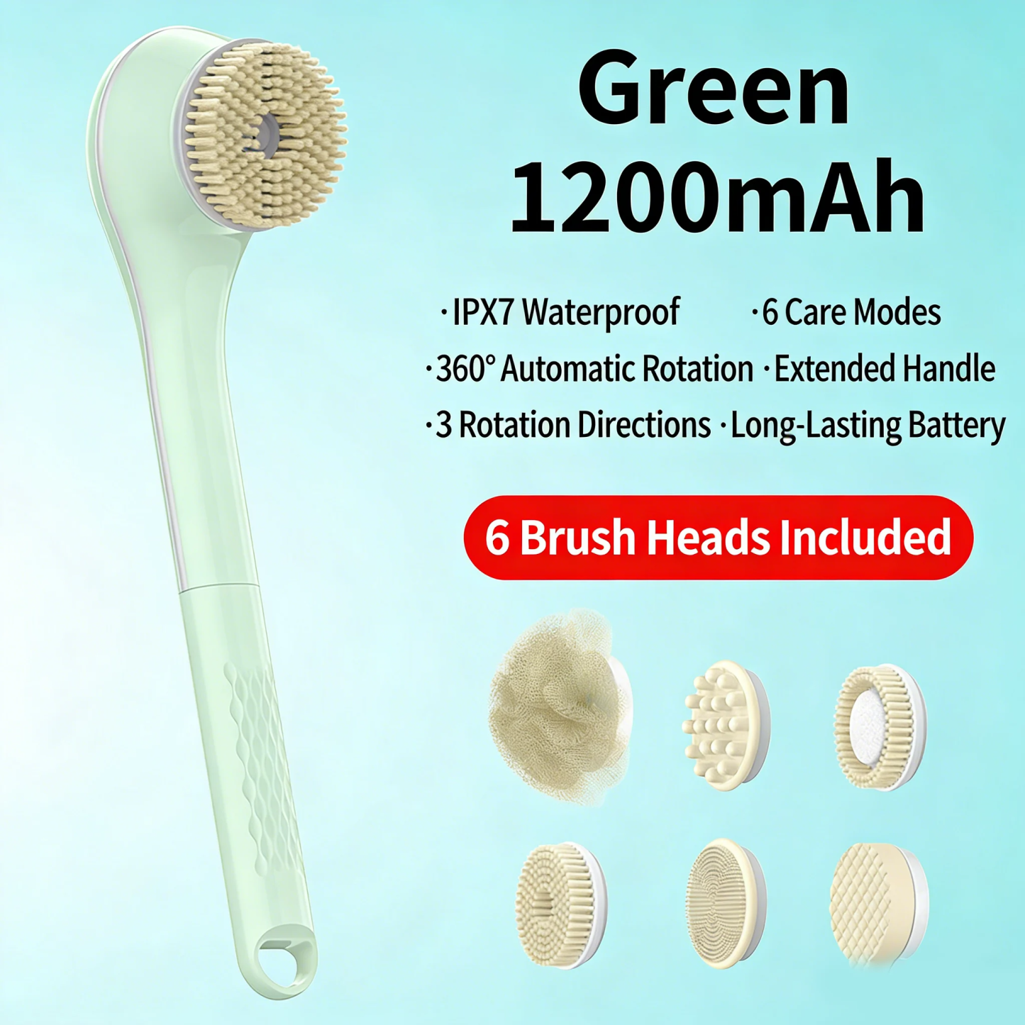 🚿 A super useful and convenient electric shower brush!