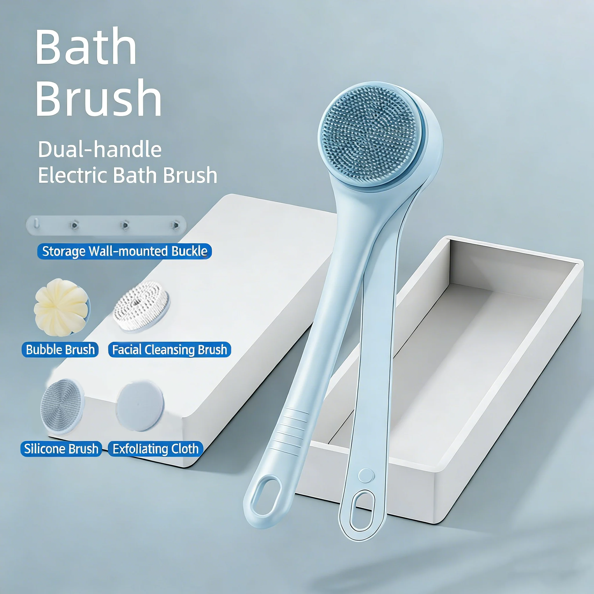 🚿 A super useful and convenient electric shower brush!