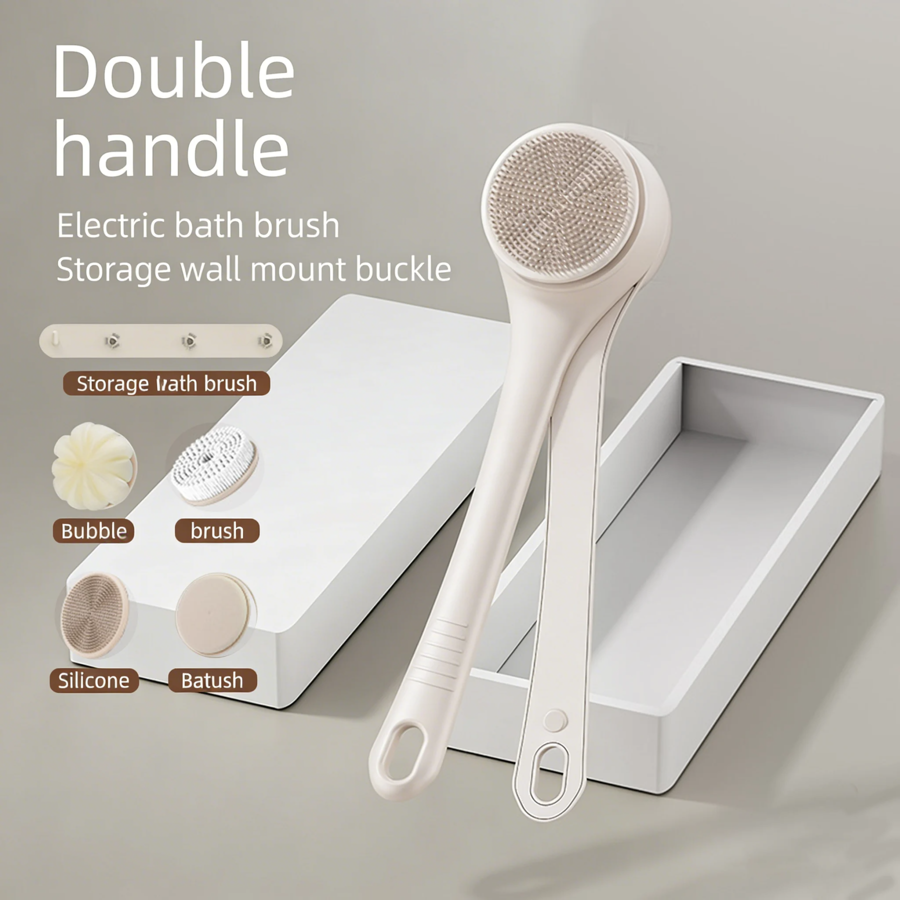 🚿 A super useful and convenient electric shower brush!