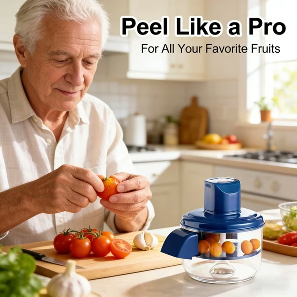 🍇 Electric Small Fruit & Garlic Peeler