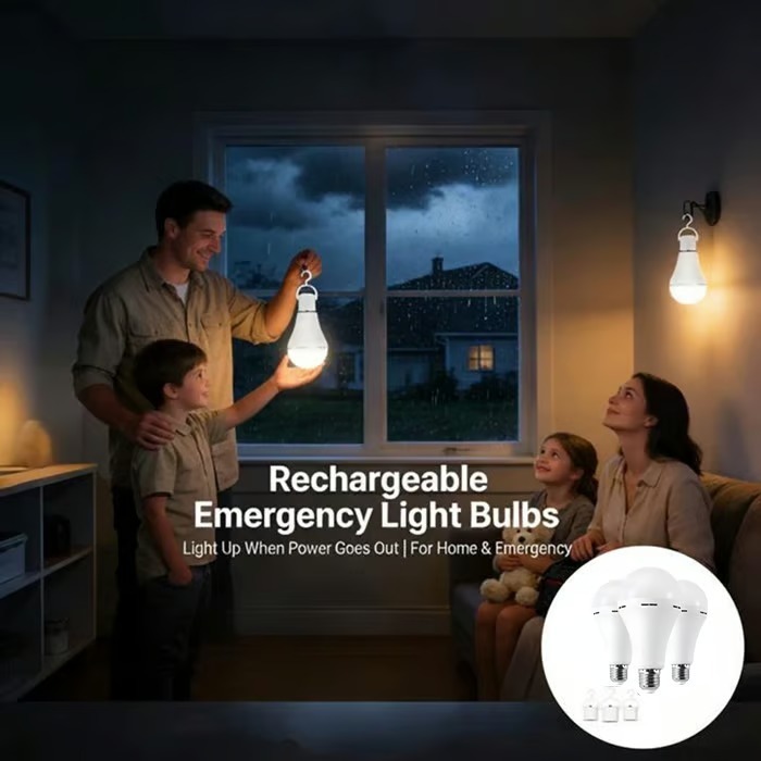 3-Pack / 6-Pack Rechargeable Emergency Light Bulbs 💡