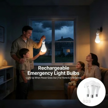 3-Pack / 6-Pack Rechargeable Emergency Light Bulbs 💡